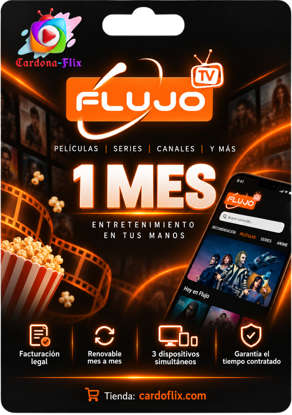 FLUJO TV - 1 MES