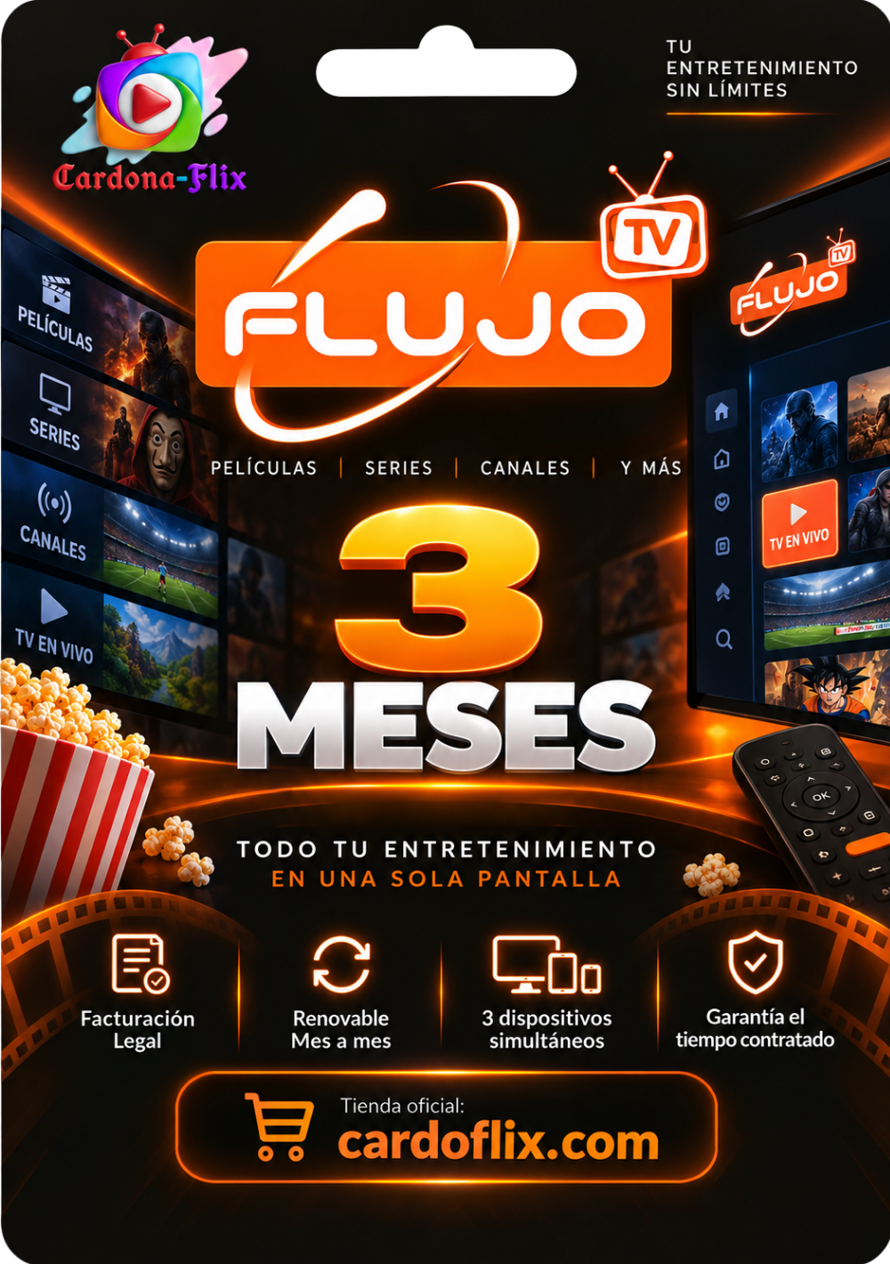 FLUJO TV - 3 MESES