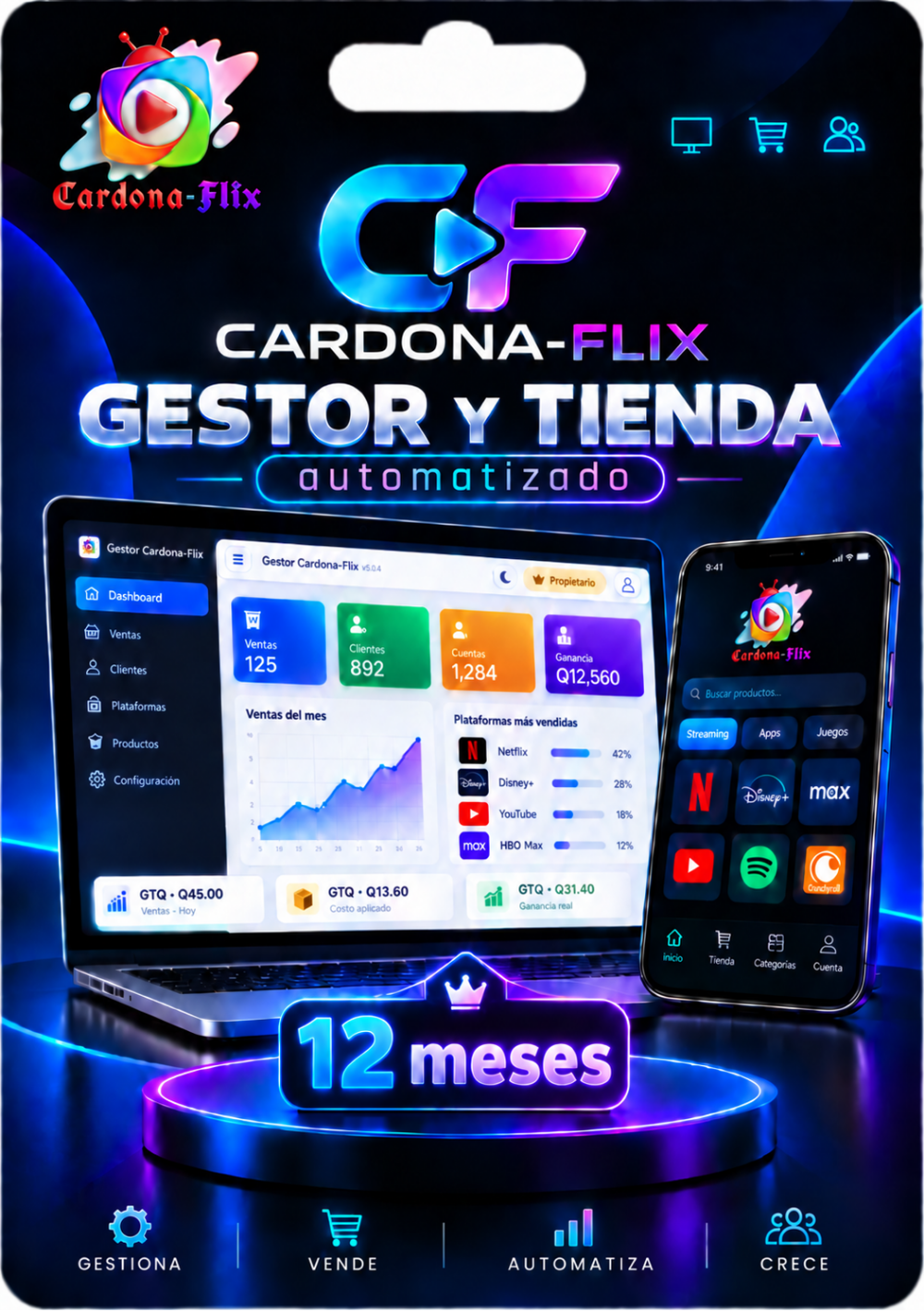 GESTOR CARDONA-FLIX v5.04 - 12 MESES